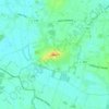 Levern topographic map, elevation, terrain