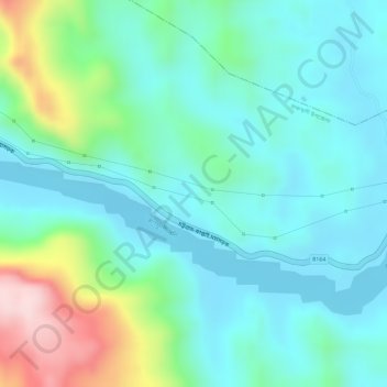 Kaptai National Park,Kaptai, Rangamati. topographic map, elevation, terrain