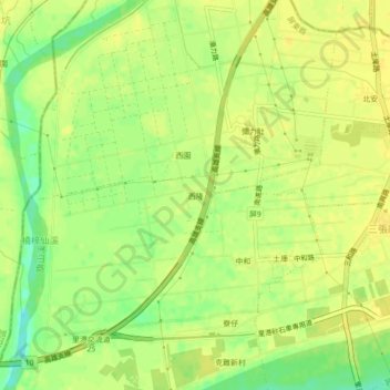 Xilong topographic map, elevation, terrain