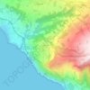 Coccorino topographic map, elevation, terrain