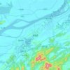 贵池区 topographic map, elevation, terrain