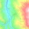 Pomallucay topographic map, elevation, terrain