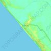 Madhavpur topographic map, elevation, terrain