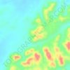 Jibal Misalt topographic map, elevation, terrain