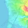 La Plaine Chabrier topographic map, elevation, terrain