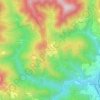 Cavarzano topographic map, elevation, terrain