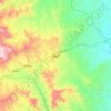 Chiro topographic map, elevation, terrain