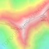 Saipal topographic map, elevation, terrain