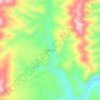 Chillcani topographic map, elevation, terrain