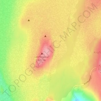 T2 topographic map, elevation, terrain