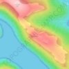 Hogsback topographic map, elevation, terrain