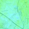 Daungan topographic map, elevation, terrain