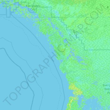 Wood Key topographic map, elevation, terrain