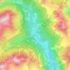 Castérino topographic map, elevation, terrain
