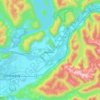 Kent topographic map, elevation, terrain