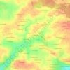 La Rousselais topographic map, elevation, terrain