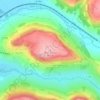 Mont Auxois topographic map, elevation, terrain