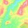 Tanda Ifrane topographic map, elevation, terrain