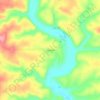 Sycamore topographic map, elevation, terrain