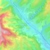 Saint-Victor topographic map, elevation, terrain