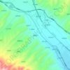 良教乡 topographic map, elevation, terrain