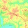 King George topographic map, elevation, terrain