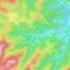 Ziortza-Bolibar topographic map, elevation, terrain