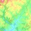 Upper Seneca Crest topographic map, elevation, terrain