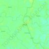 Daulatpur topographic map, elevation, terrain