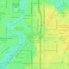 Suwanee Heights topographic map, elevation, terrain