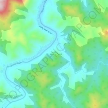 Hongkong Point topographic map, elevation, terrain