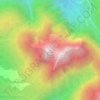 Pinder Peak topographic map, elevation, terrain