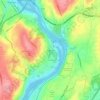 Sunnyside topographic map, elevation, terrain