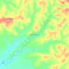 Matto Grosso topographic map, elevation, terrain