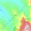 Delicias Alto topographic map, elevation, terrain