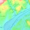 Llanwrda topographic map, elevation, terrain