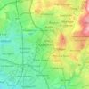 Chadderton topographic map, elevation, terrain