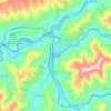 Harlan topographic map, elevation, terrain