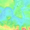 Pessens topographic map, elevation, terrain