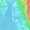 Quillaipe topographic map, elevation, terrain