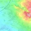 Les Peux topographic map, elevation, terrain