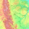泾源县 topographic map, elevation, terrain