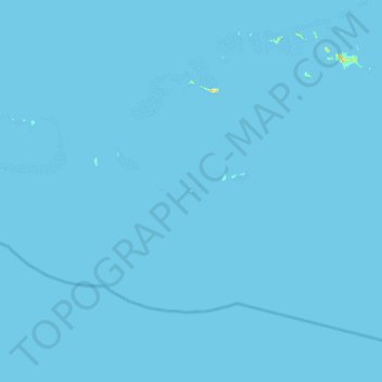 Montemont Islands topographic map, elevation, terrain