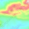 El Caracol topographic map, elevation, terrain