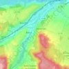 Les Cosnardières topographic map, elevation, terrain