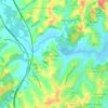 Jardim São Pedro topographic map, elevation, terrain