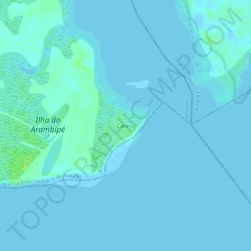Cabeço topographic map, elevation, terrain