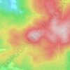 Gonçalo topographic map, elevation, terrain