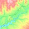 Ghoufi topographic map, elevation, terrain