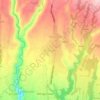 Melinggih topographic map, elevation, terrain